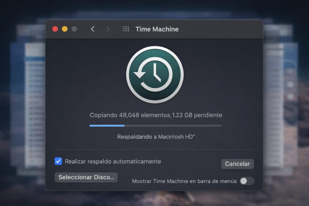¿Cómo reinstalar macOS paso a paso sin errores? 2 reinstalar macOs - time machine