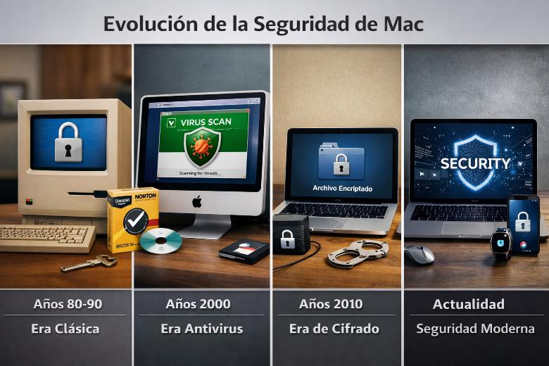 ¿Cómo ha sido la evolución de los Macs? 5 la evolución de los macs en la seguridad