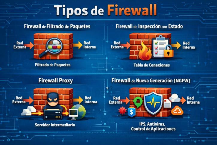 ¿Qué es un firewall y para que sirve? 3 tipos de firewall