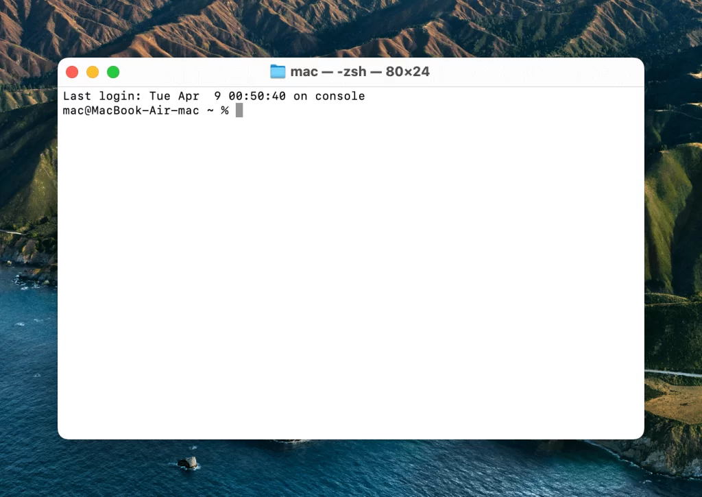 Cómo abrir y utilizar la aplicación Terminal en un Mac 3 Terminal en un Mac